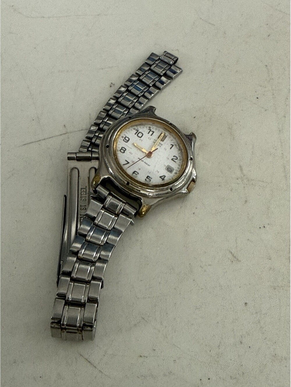 Citizen Railroad 6110-S37633 Mens Two-Tone Stainless Steel Quartz ( Untested )